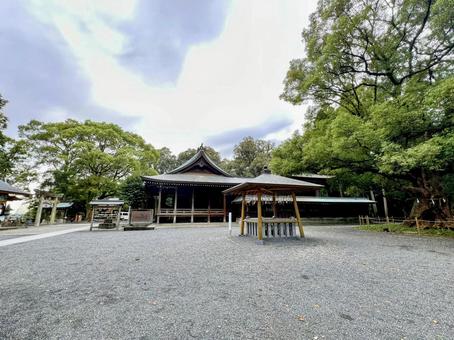 千栗八幡宮 神社,境内,パワースポットの写真素材