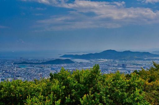徳島の眺望。 徳島の眺望。の写真