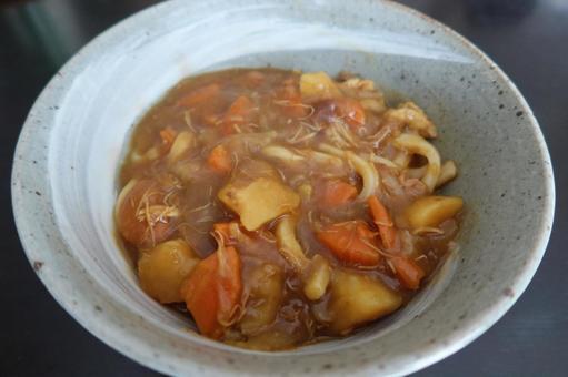 手づくりカレーうどん(アップ) 手づくりカレーうどん(アップ)の写真