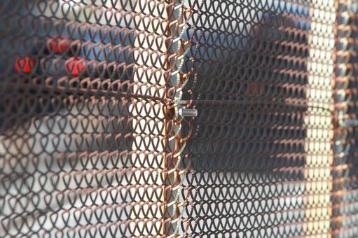 フェンス フェンス,網,支柱の写真素材