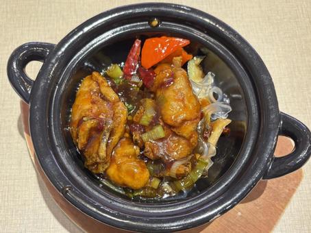 牡蠣の野菜あんかけ炒め 牡蠣,ネギ,炒めものの写真素材