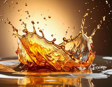 激しい水しぶき01の写真