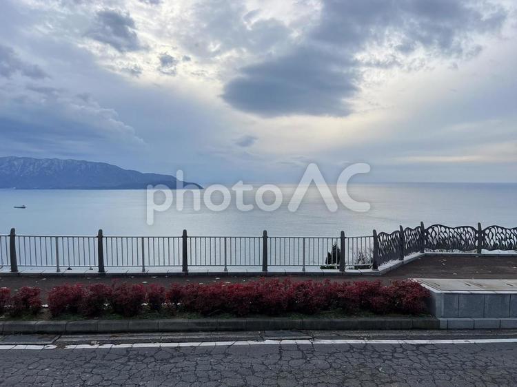 海の見える景色 海,空,景色の写真素材
