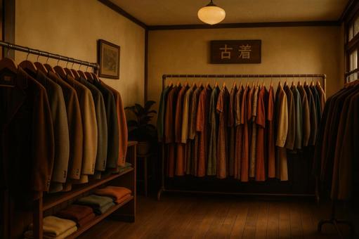 古着屋の落ち着き 古着屋の落ち着きの写真