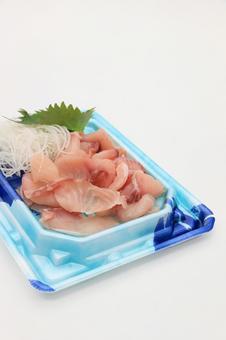 鯉のあらい（生食用） 鯉のあらい,鯉,洗いの写真素材