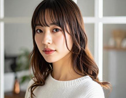 サロンモデルのイメージの写真