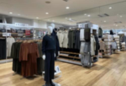 ファストファッション 店内イメージ ファストファッション,店内,服屋の写真素材
