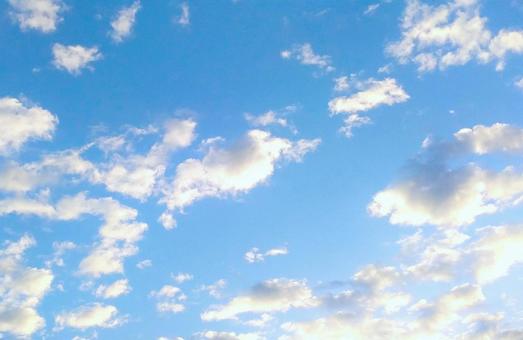 さわやかな朝の空 さわやかな朝の空の写真
