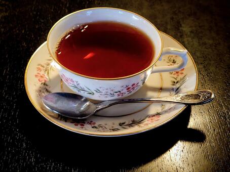 紅茶の時間 紅茶,ホットティー,ティーカップの写真素材