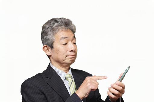 シニア　男性　サラリーマン シニア,シニア男性,サラリーマンの写真素材