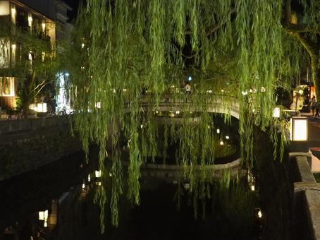 城崎温泉の夜2 城崎温泉,温泉街,兵庫の写真素材