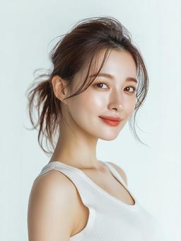 美しい日本人女性のポートレート 美しい日本人女性のポートレートの写真
