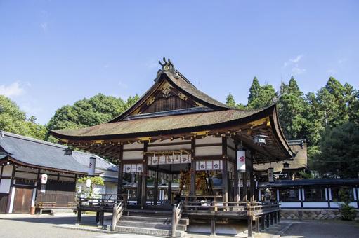 Photo, ootori shrine, hall of worship, jiahe city, 