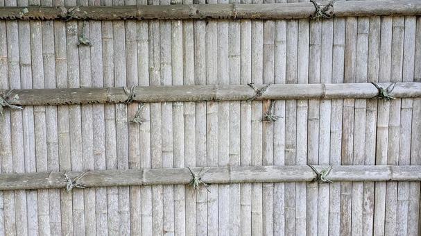 古い趣ある竹垣 古い趣ある竹垣 竹垣,塀,テクスチャの写真素材