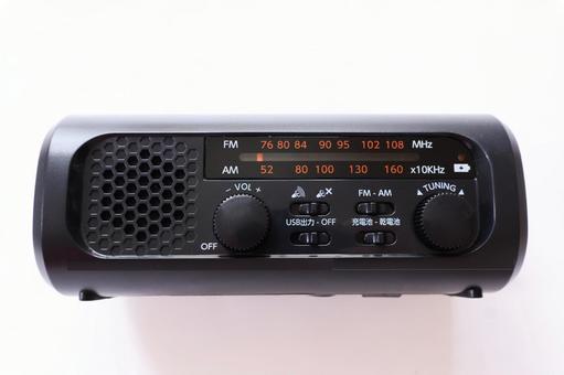 Photo, disaster prevention radio, radio, evacuation goods, 