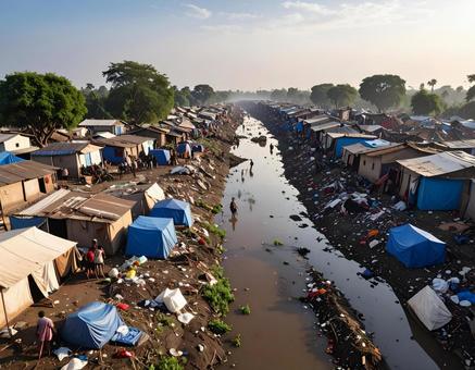 貧困地区　イメージの写真