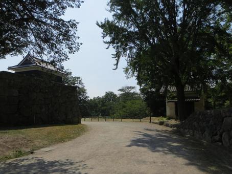 上田城 西櫓への道 上田城 西櫓への道の写真