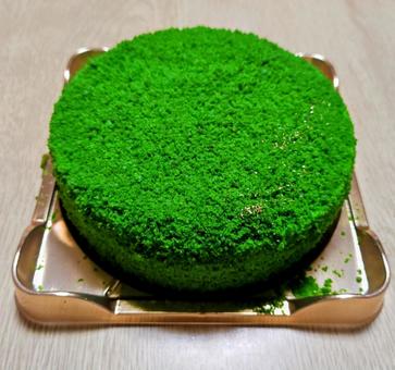 抹茶のチーズケーキ 抹茶のチーズケーキの写真