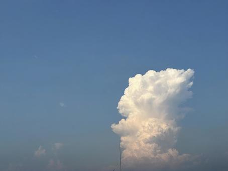成長する雲 成長する雲の写真
