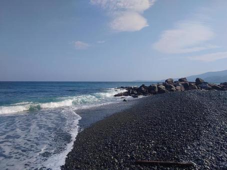 御幸の浜からの海 御幸の浜からの海 海,波,海岸の写真素材