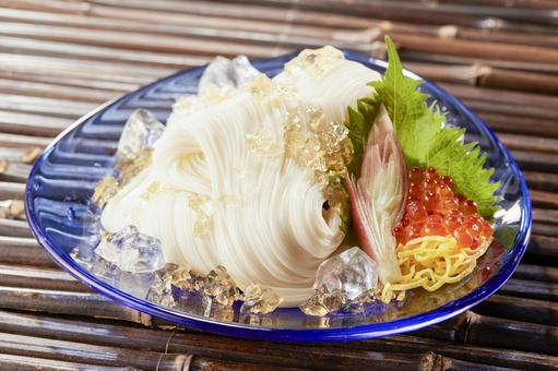 そうめん そうめん そうめん,煮こごり,麺類の写真素材