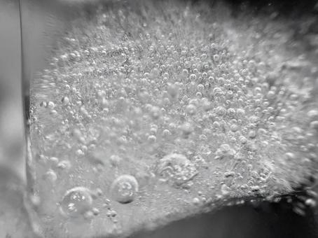 氷の気泡 氷の気泡 氷,透明,気泡の写真素材