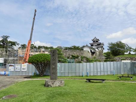 白河小峰城と清水門復元工事 白河小峰城と清水門復元工事の写真