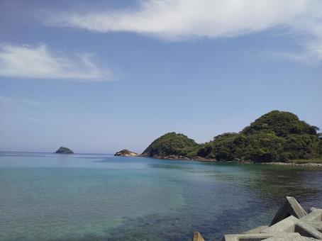 スカイブルーと海② スカイブルーと海②の写真