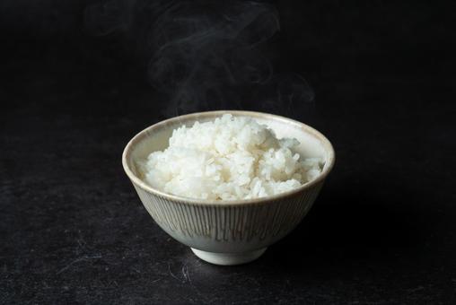 ホカホカのごはん ホカホカのごはん ご飯,お米,白米の写真素材