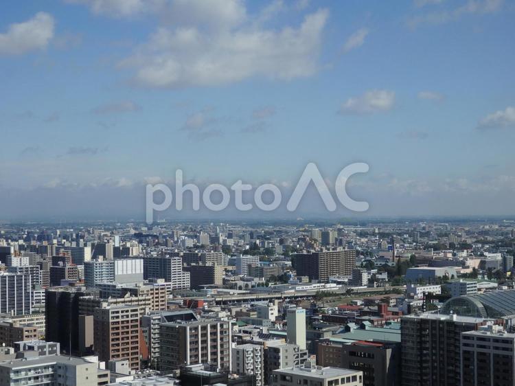 北海道　札幌市　風景 景色,風景,パノラマの写真素材