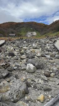 連石 殺生石,要石,岩の写真素材