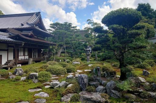 大阪府-金剛寺-本坊-枯山水庭園 大阪府-金剛寺-本坊-枯山水庭園の写真