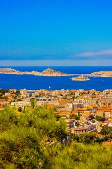 フリウル諸島とマルセイユ（フランス） フリウル諸島,地中海,マルセイユの写真素材