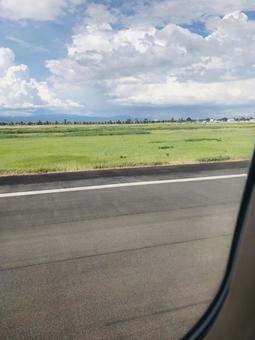 Photo, airplane, the scenery, window, 