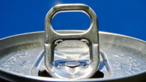 プルタブ プルタブ,プルトップ,アルミの写真素材