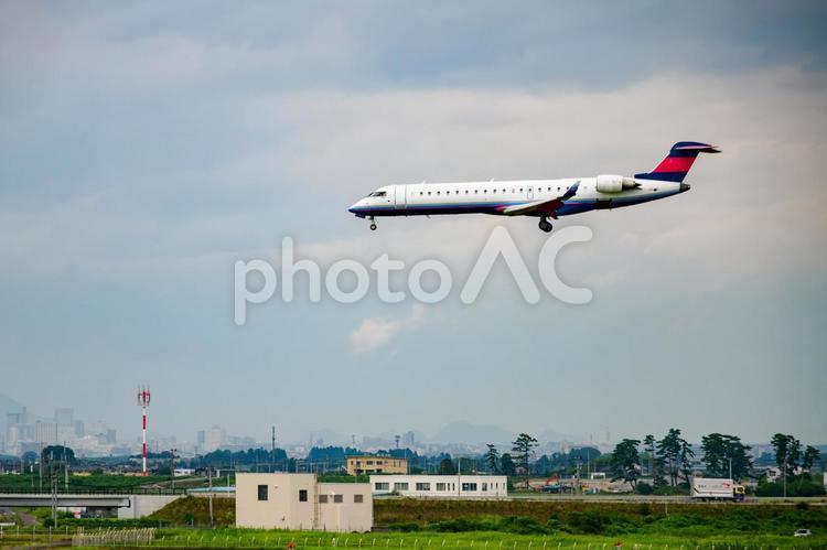 ジェット旅客機⒀ 飛行機,ジェット機,旅客機の写真素材