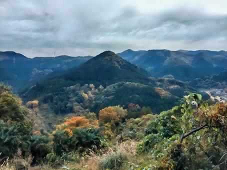 Photo, mountain, looking ahead, landscape, 