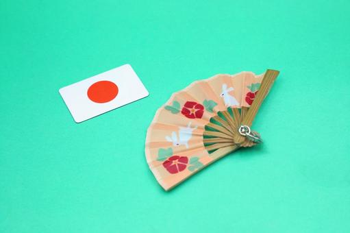 扇子と日章旗 扇子と日章旗 日本,和風,和の写真素材