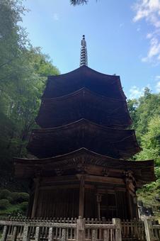 長野県-安楽寺-国宝-八角三重塔 長野県-安楽寺-国宝-八角三重塔の写真