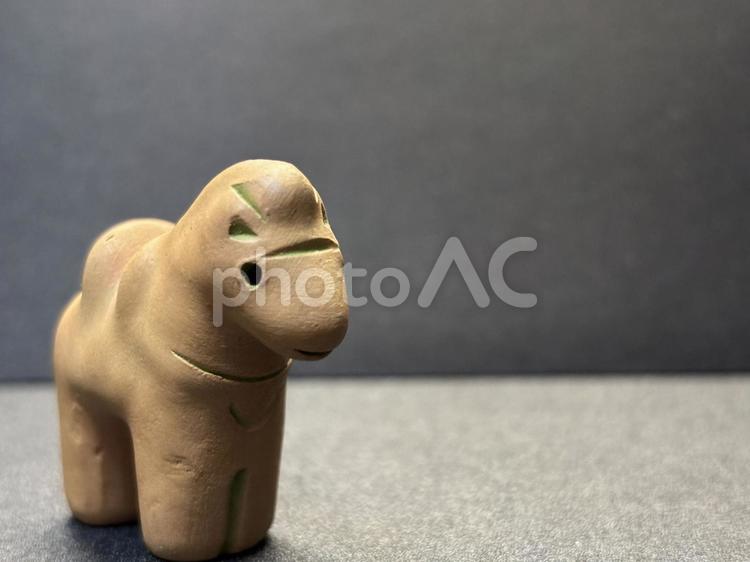 何か言いたげな埴輪 埴輪,動物埴輪,弥生時代の写真素材