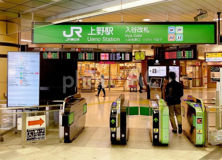 東京風景・上野駅 上野駅,駅,駅舎の写真素材