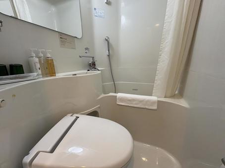 清潔感のあるホテルのユニットバス ユニットバス,ホテル,バスルームの写真素材