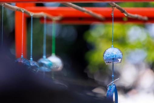 大阪蜂田神社の風鈴まつり 大阪蜂田神社の風鈴まつりの写真