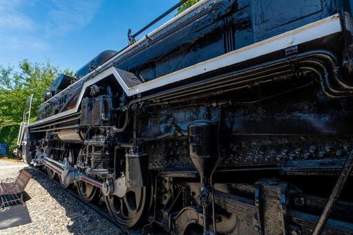 機関車の側面 機関車,sl,車輪の写真素材