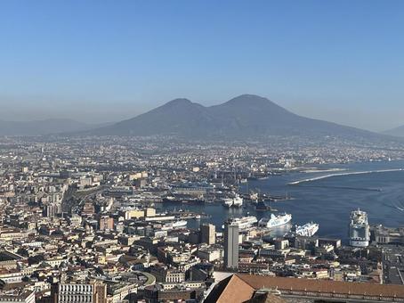 ナポリサンマルティーノの丘 ナポリ,サンマルティーノの丘,イタリアの写真素材