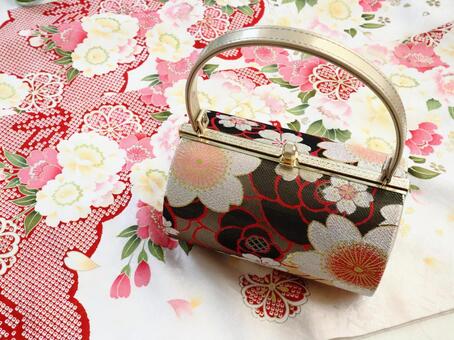 成人式　振袖・バッグ 成人式,成人式準備,結納の写真素材