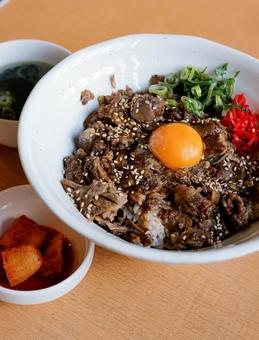 焼肉丼 焼肉丼 焼肉丼,丼,焼肉の写真素材