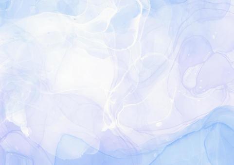 Beautiful blue and light blue alcohol ink art, JPG Beautiful blue and light blue alcohol ink art, 酒精水墨艺术, 水墨艺术, 水彩, JPG