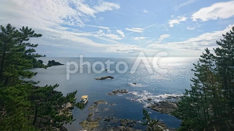 夏の空、海 夏,海,波の写真素材