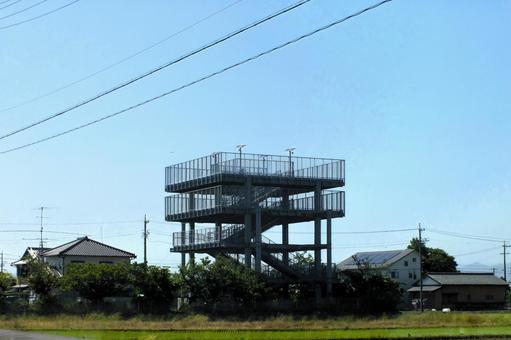 津波避難タワー 津波避難タワー 津波避難タワー,防災,避難の写真素材